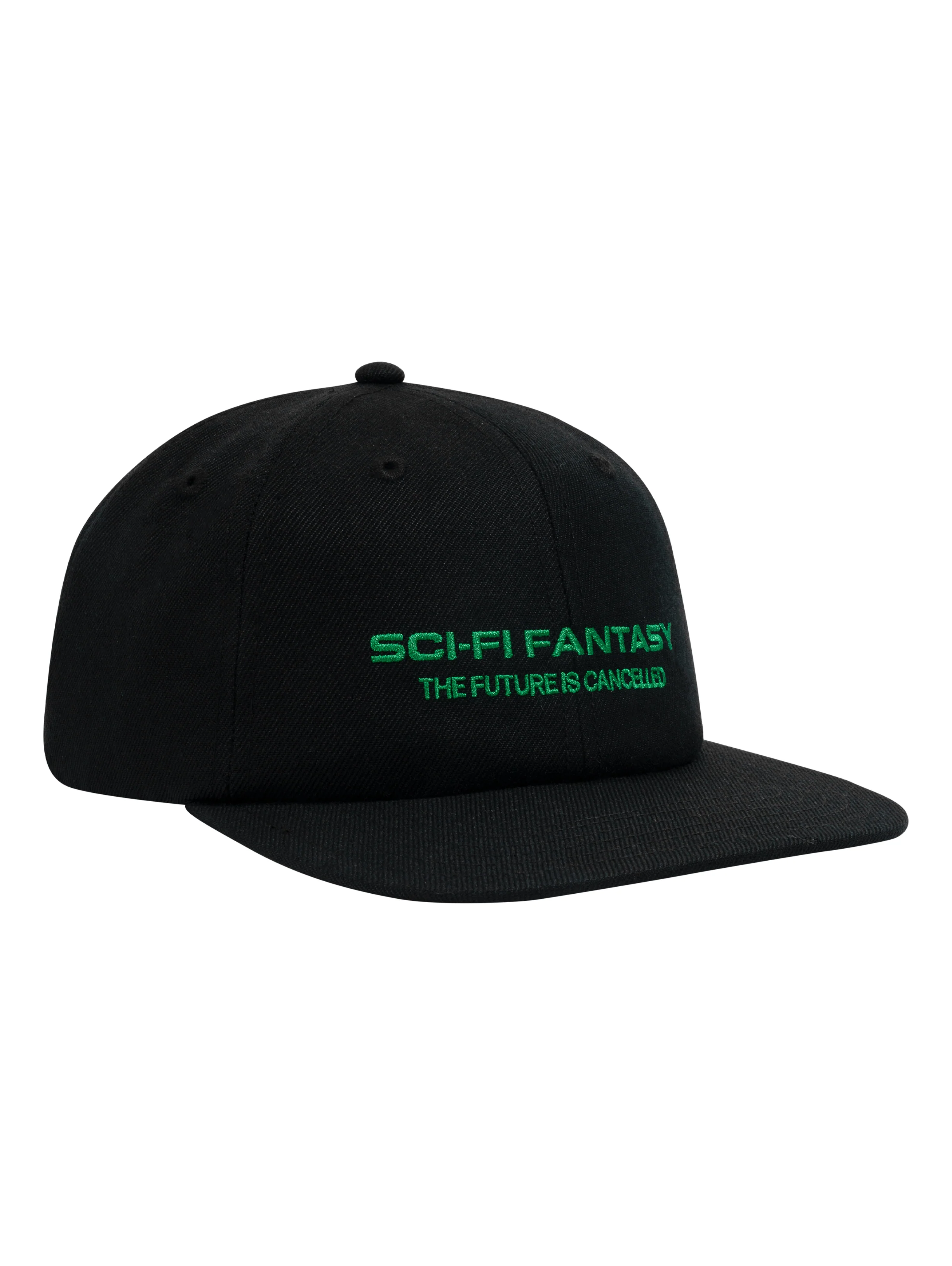 Sci Fi Fantasy the Future Is Cancelled Hat - Black