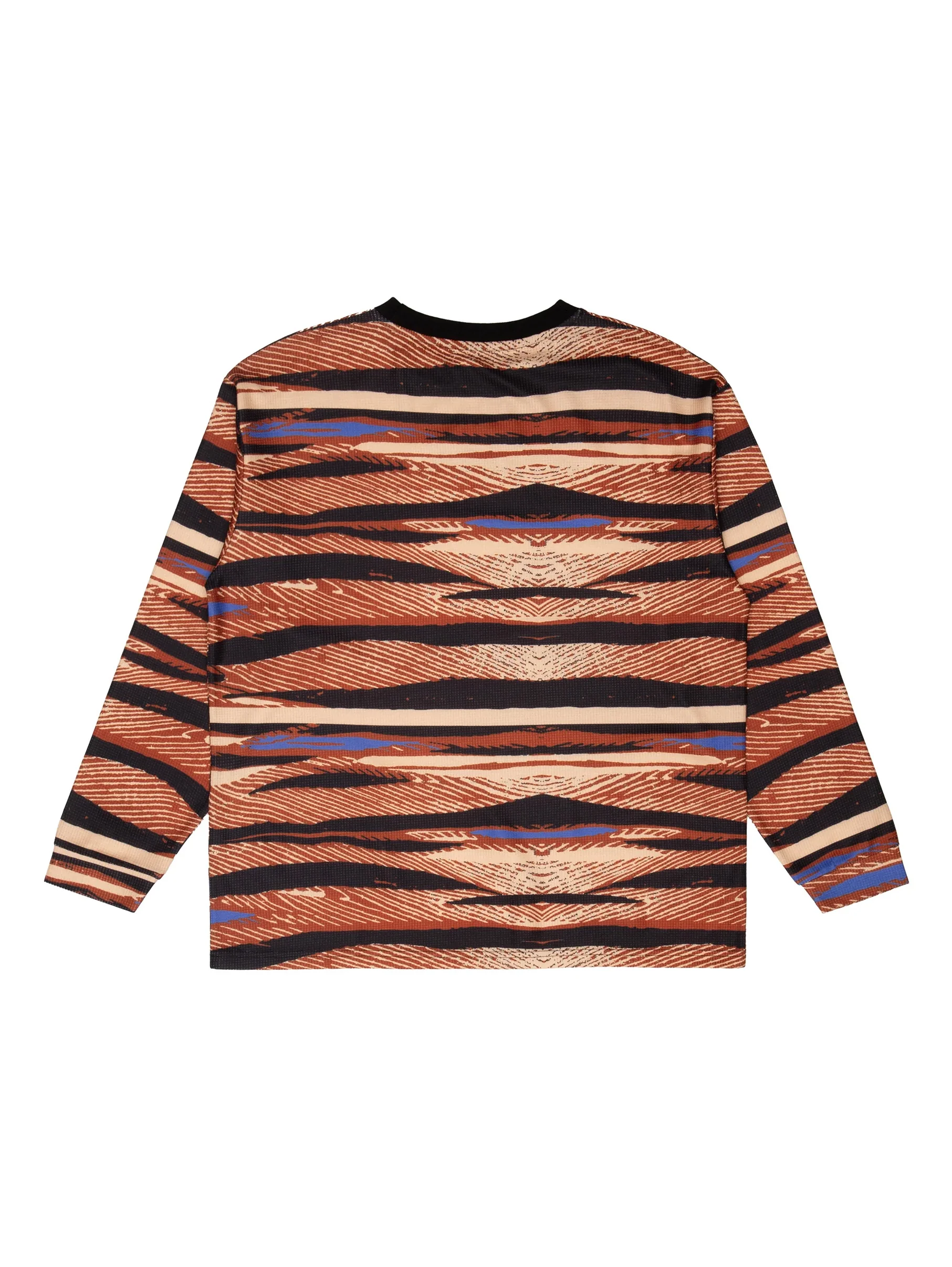 Sexhippies Sublimated Thermal Shirt - Tan / Black - Image 2