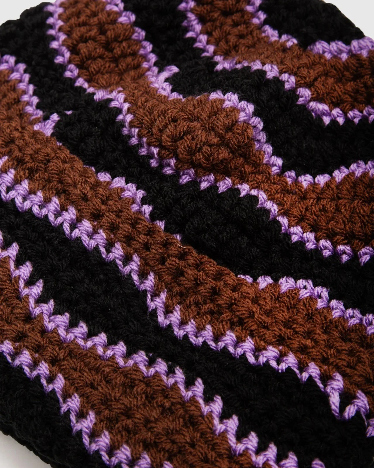 Sexhippies Wavelength Beanie - Black / Brown - Image 2