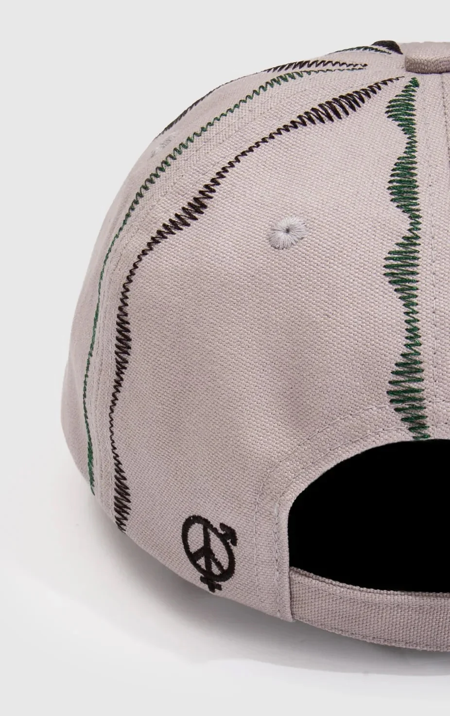Sexhippies Welder's Stitch Pinwheel Hat - Grey - Image 2