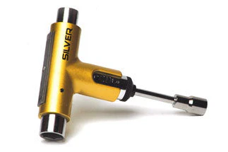 Silver Skate Tool - Gold