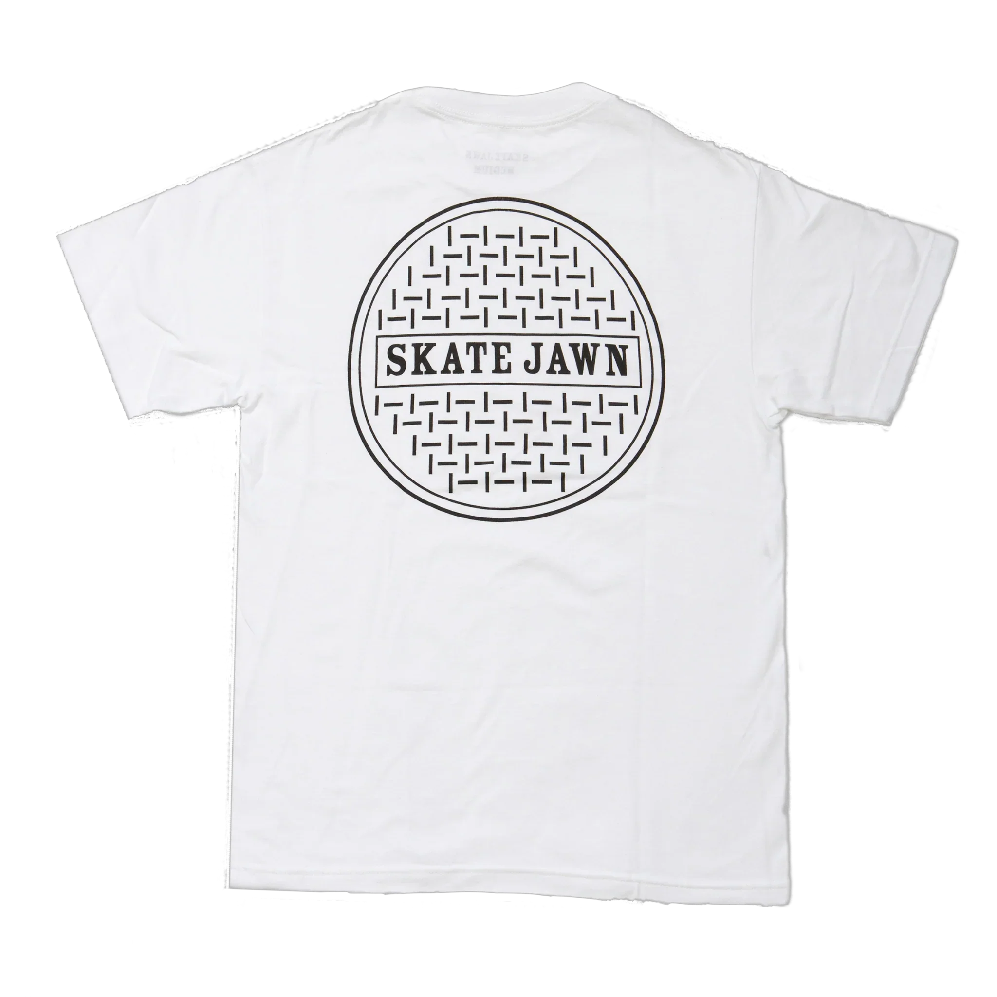 Skate Jawn Sewer Cap Tee - White