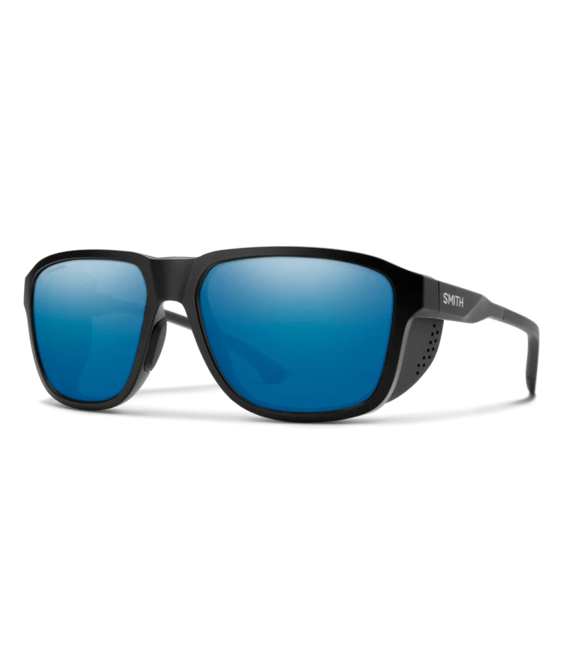 Smith Embark - Matte Black / ChromaPop Glass Polarized Blue Mirror Lens
