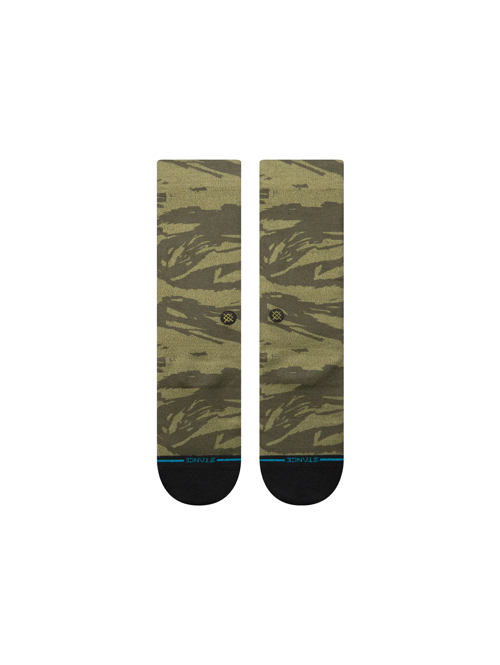 Stance Butter Blend Camoblend Crew Sock - Dark Green