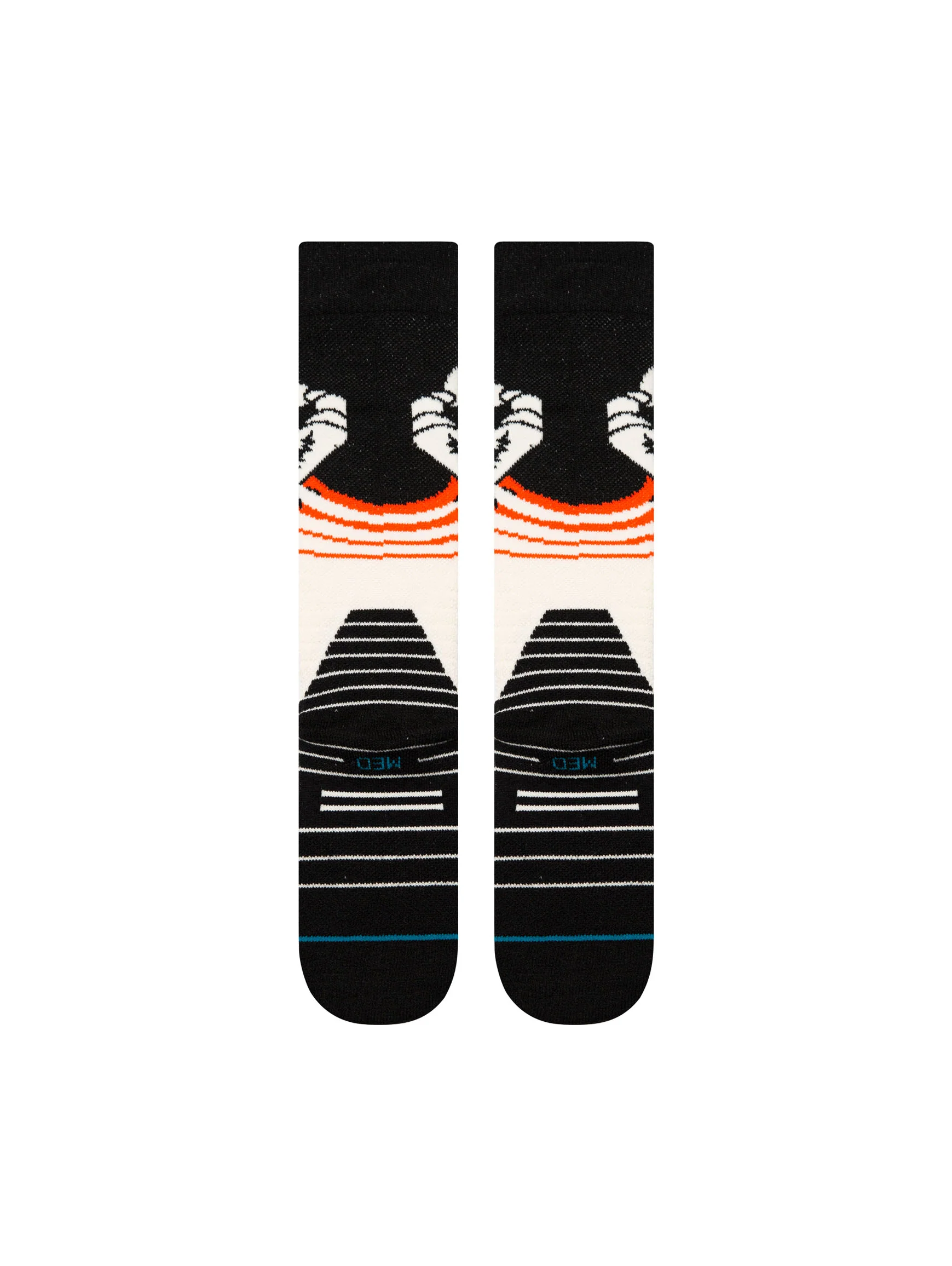 Stance Crab Grab Medium Poly Snow OTC Sock - Cream - Image 2