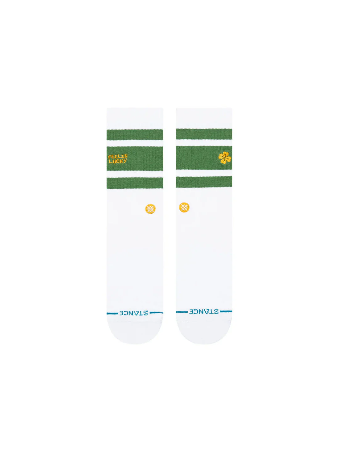 Stance Feelin Lucky Crew Sock - Green - Image 2