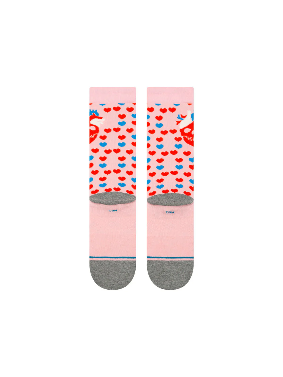 Stance Hearted Crew Sock - Pink - Image 3