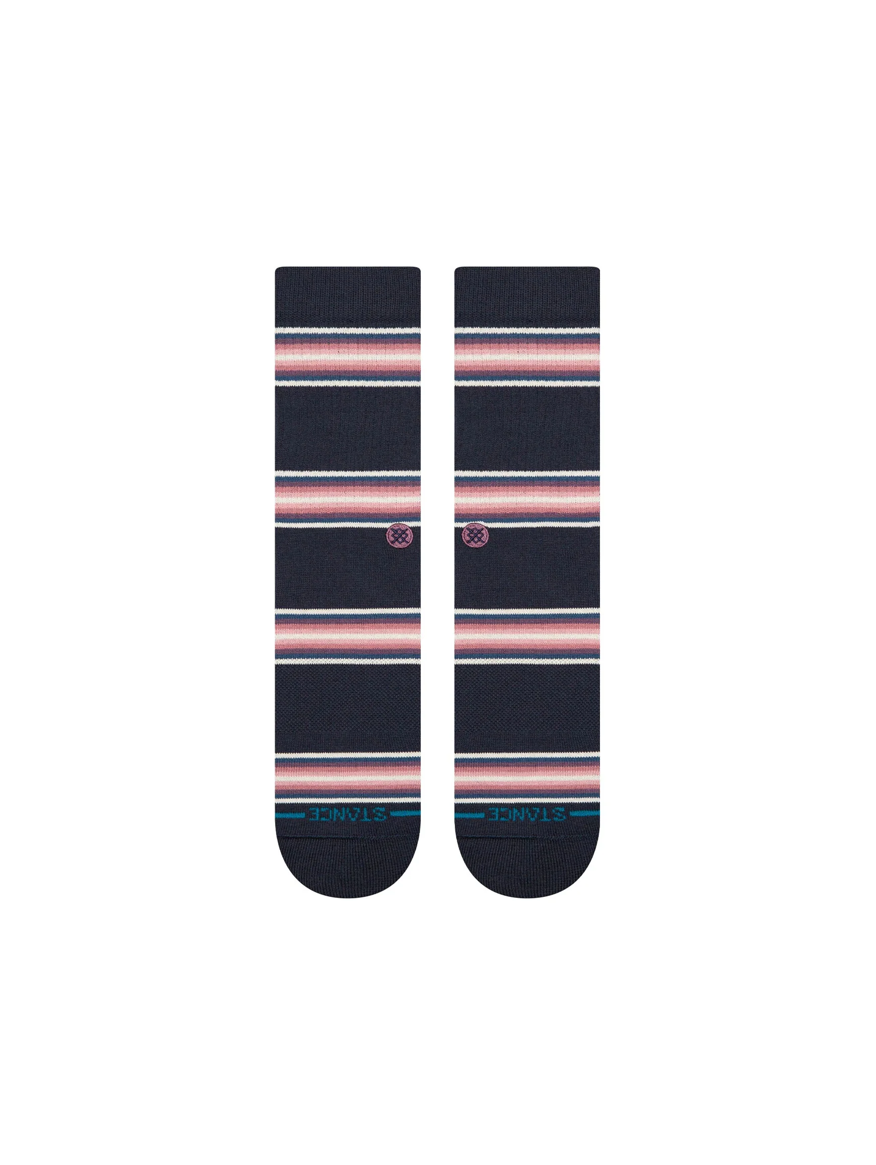 Stance Hill Top Cotton Crew Sock - Navy