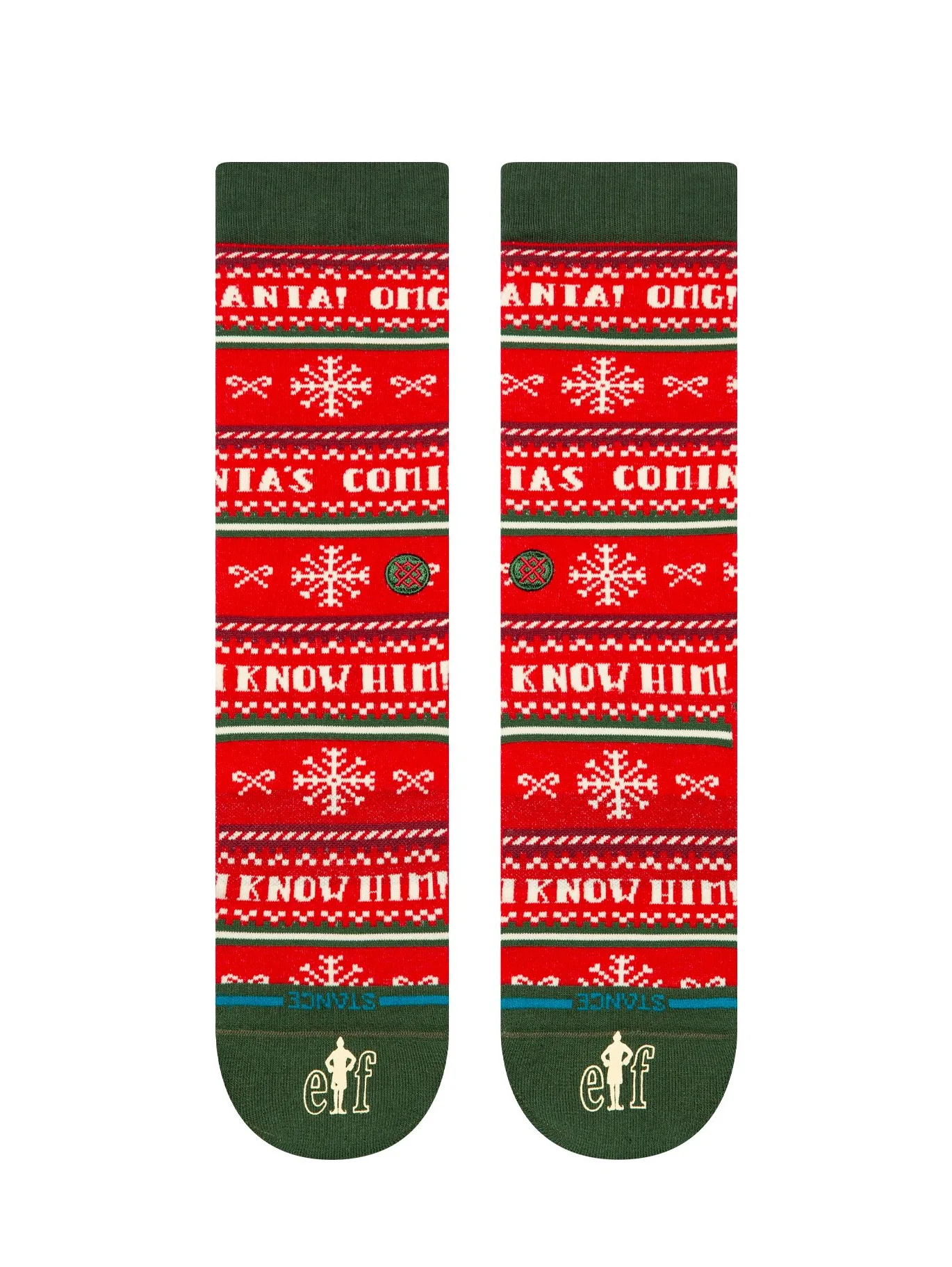 Stance I Know Him Crew - Red