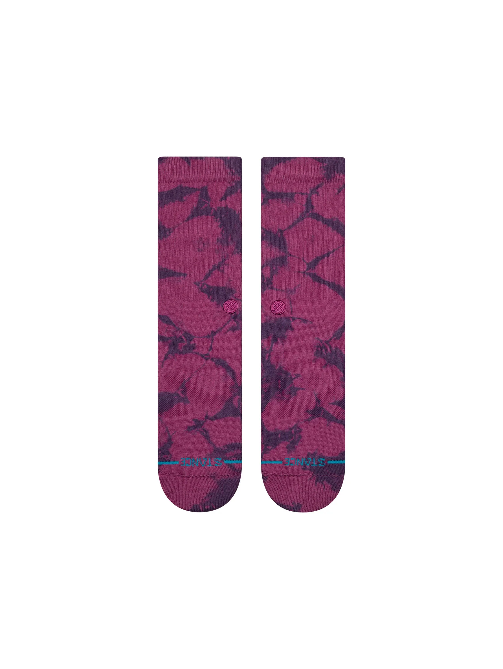 Stance ICON Dye Crew Sock - Purple / Navy