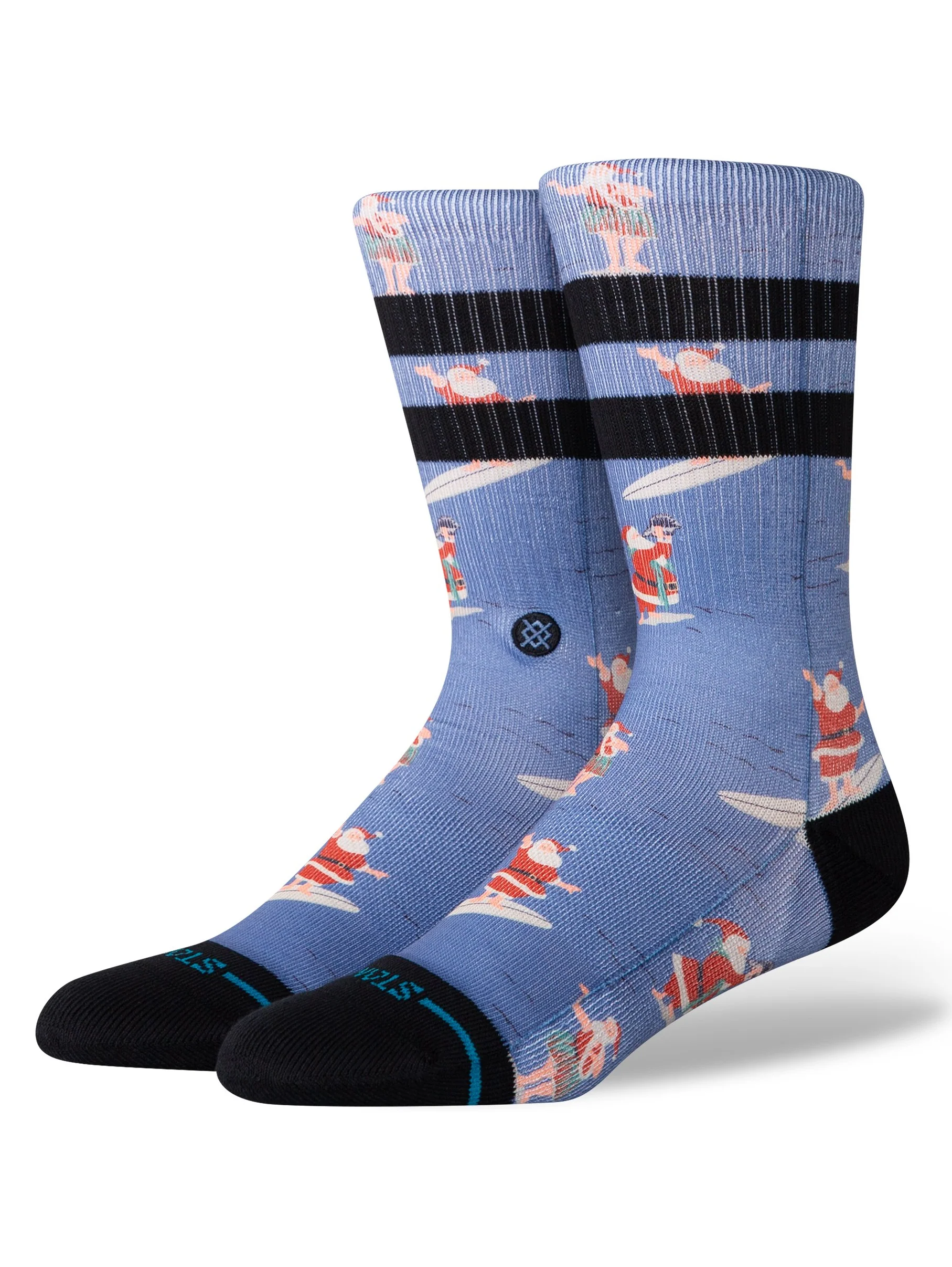 Stance Surfing Santa Crew - Blue - Image 2
