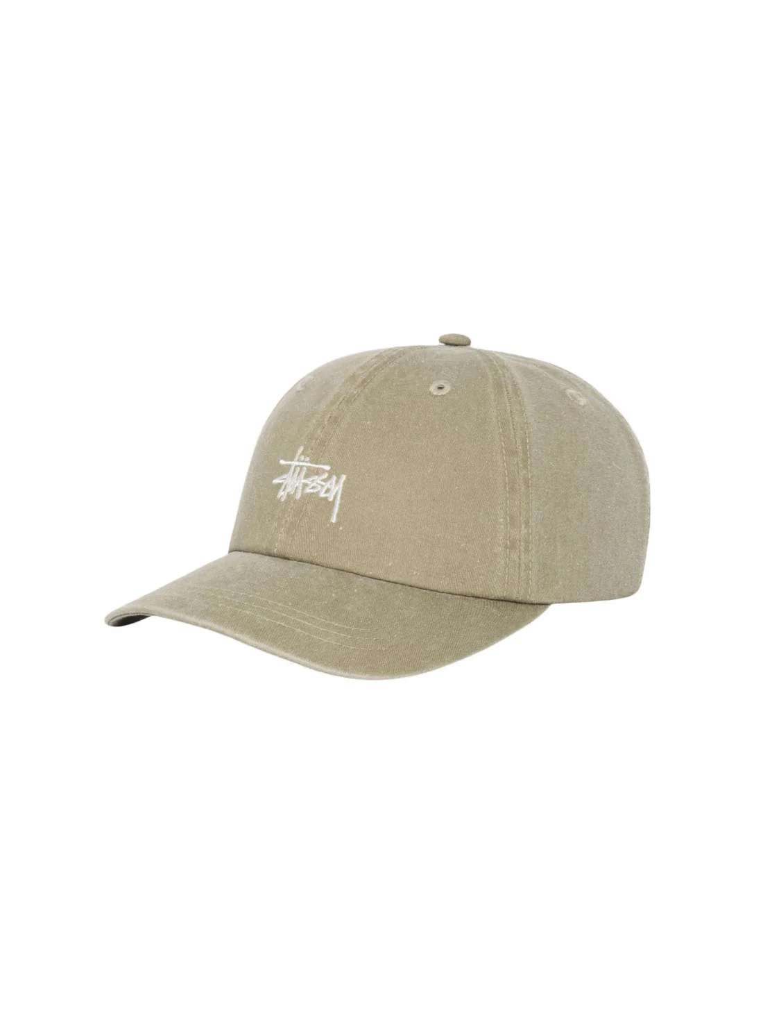 Stussy Basic Washed Low Pro Cap - Faded Tan - Image 2