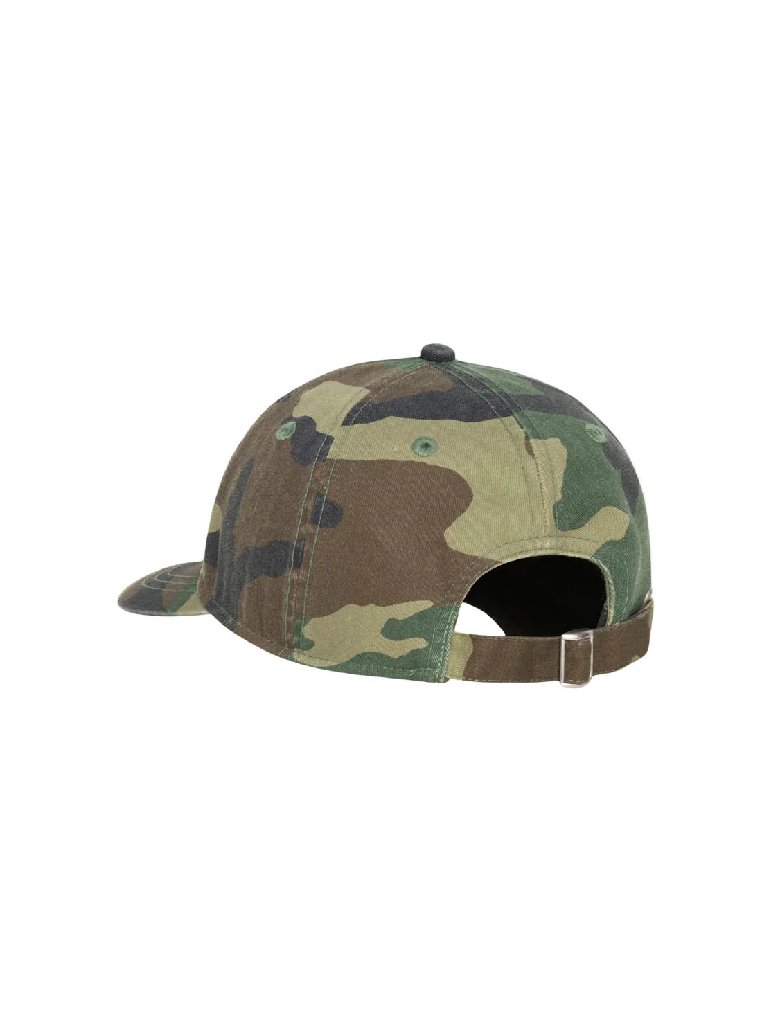 Stussy Basic Washed Low Pro Cap - Woodland Camo - Image 3