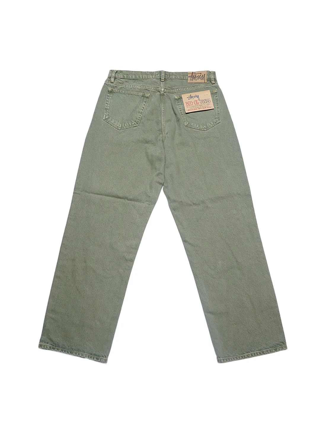 Stussy Big Ol' Jean Denim - Faded Army - Image 2