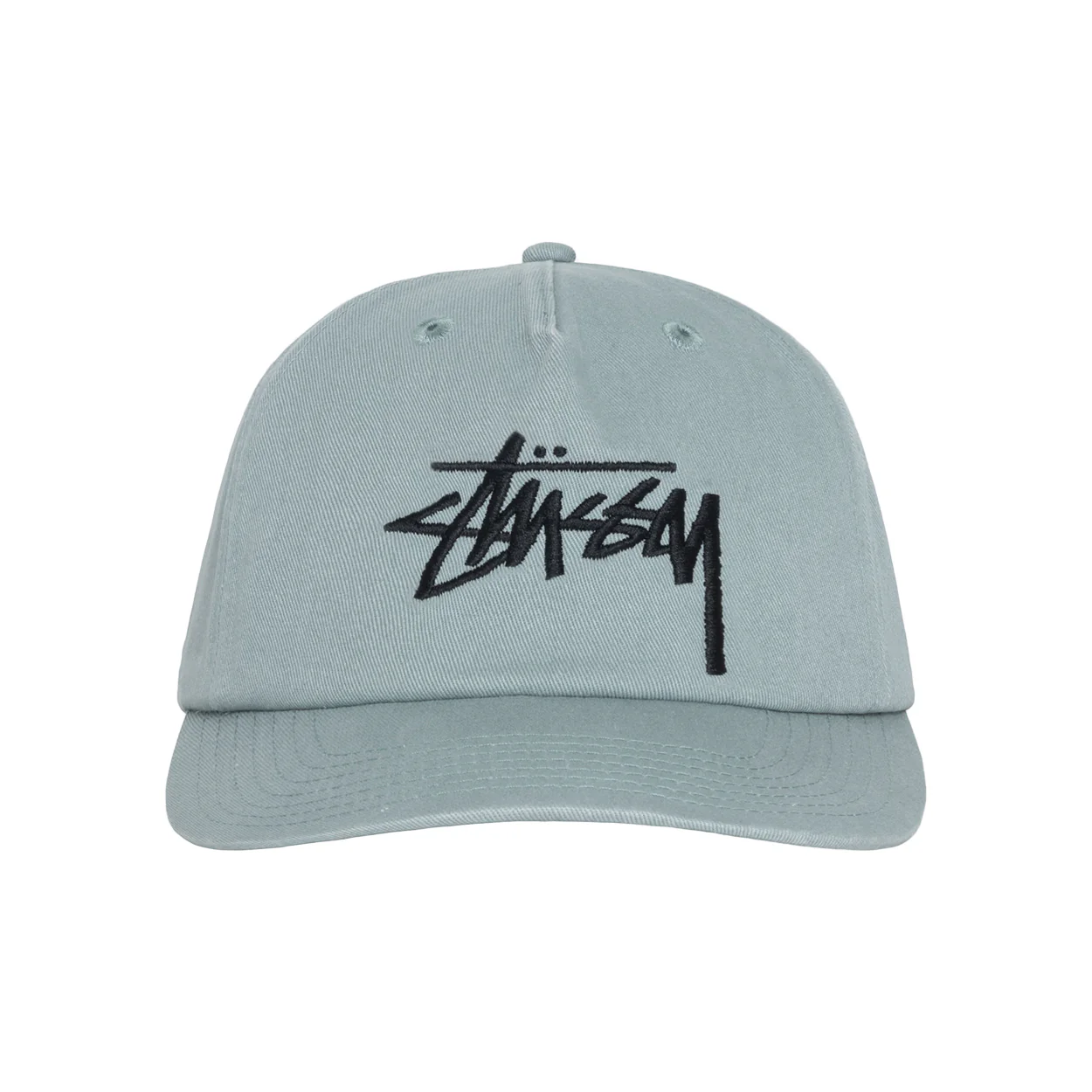 Stussy Big Stock Mid Depth Cap - Sea Water