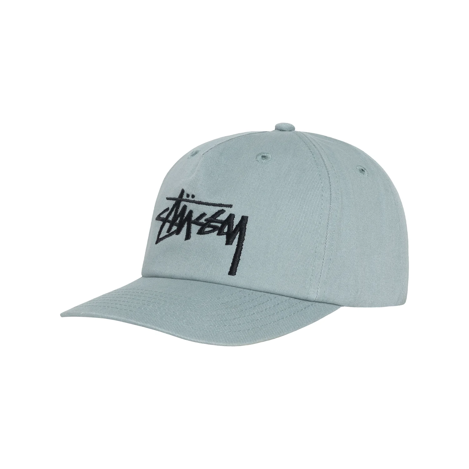 Stussy Big Stock Mid Depth Cap - Sea Water - Image 2