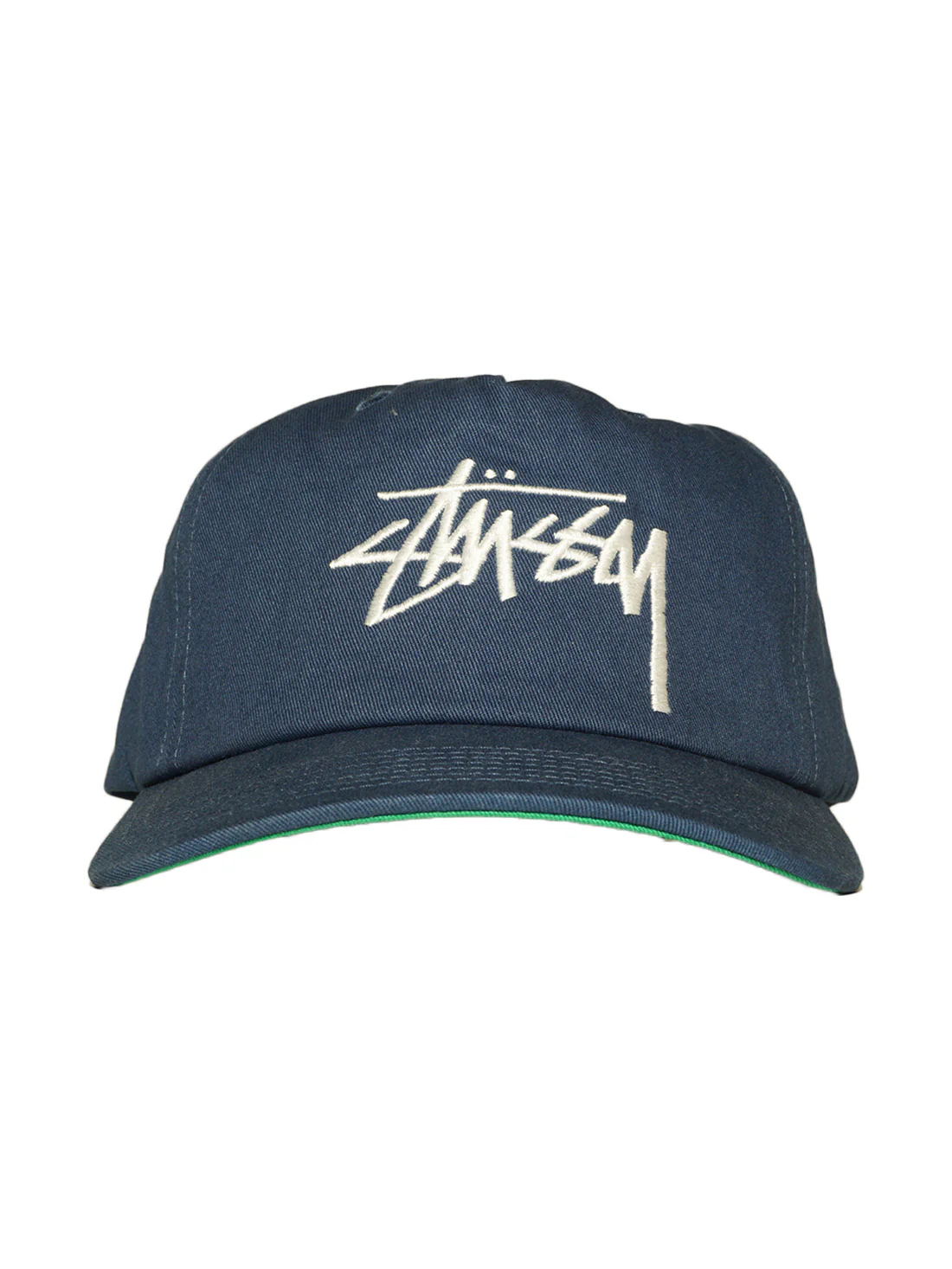 Stussy Big Stock Mid Depth Cap - Navy