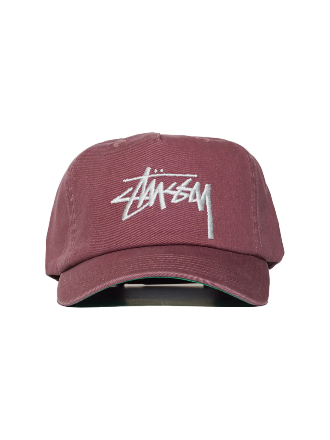 Stussy Big Stock Mid Depth Cap - Plum