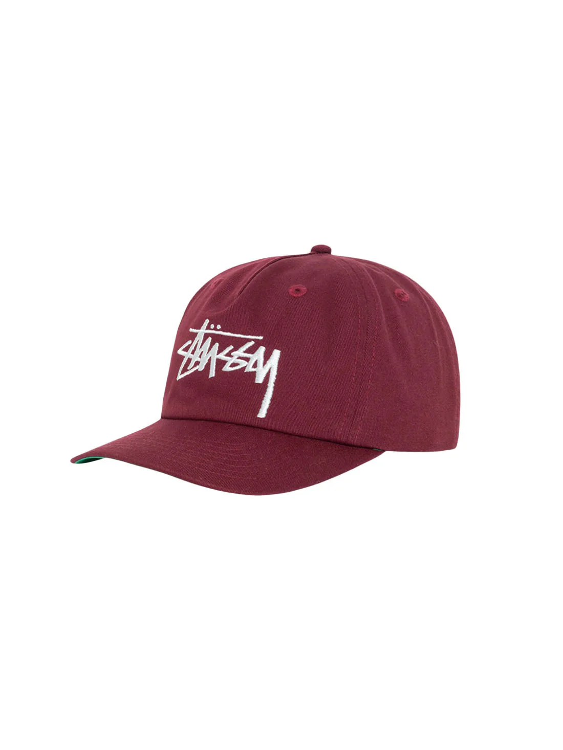 Stussy Big Stock Mid Depth Cap - Plum - Image 2