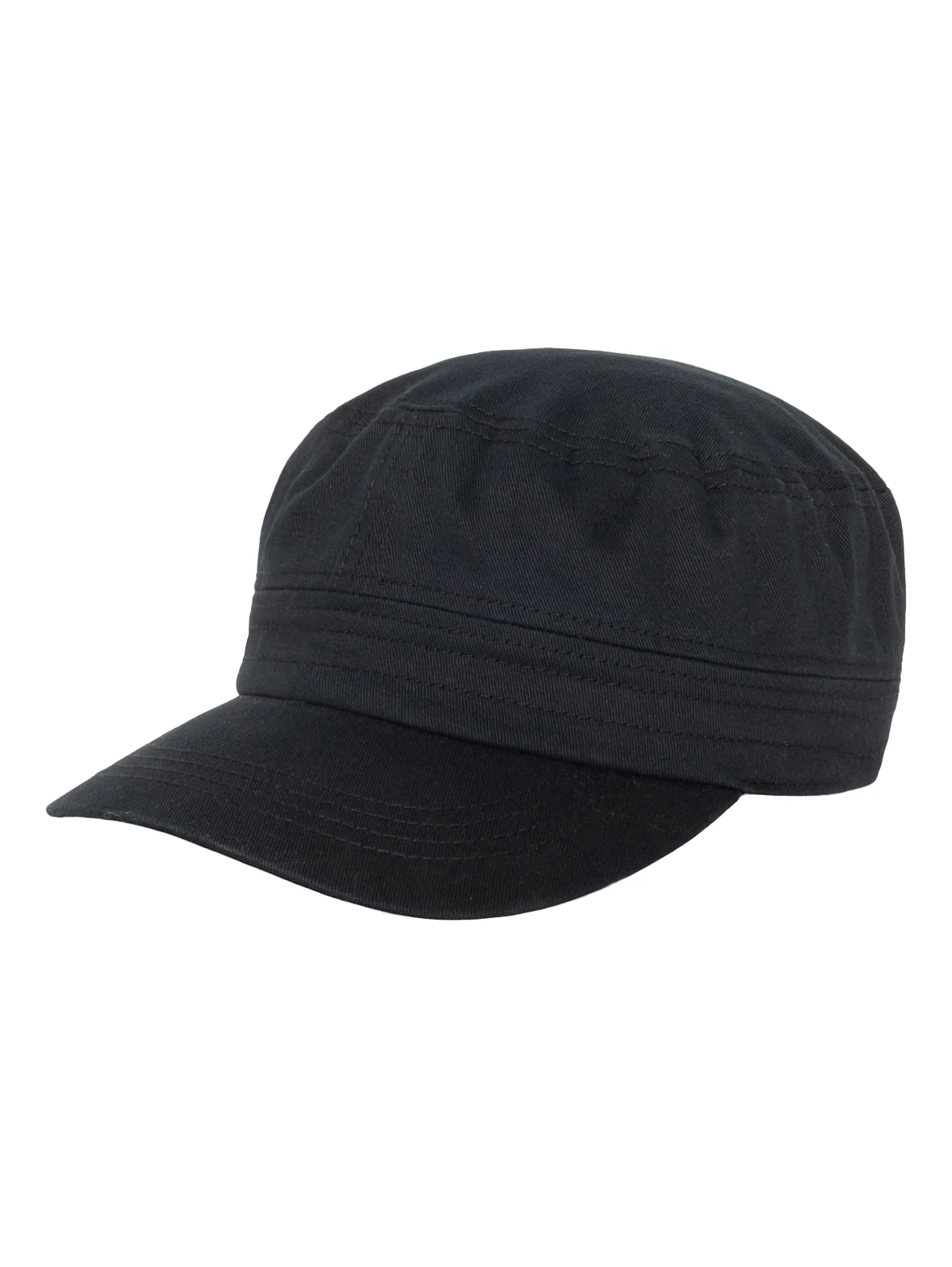 Stussy Cadet Helvetica Logo Cap - Black - Image 2