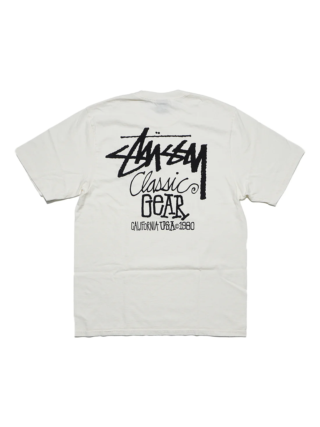 Stussy Classic Gear Pigment Dyed Tee - Natural - Image 2