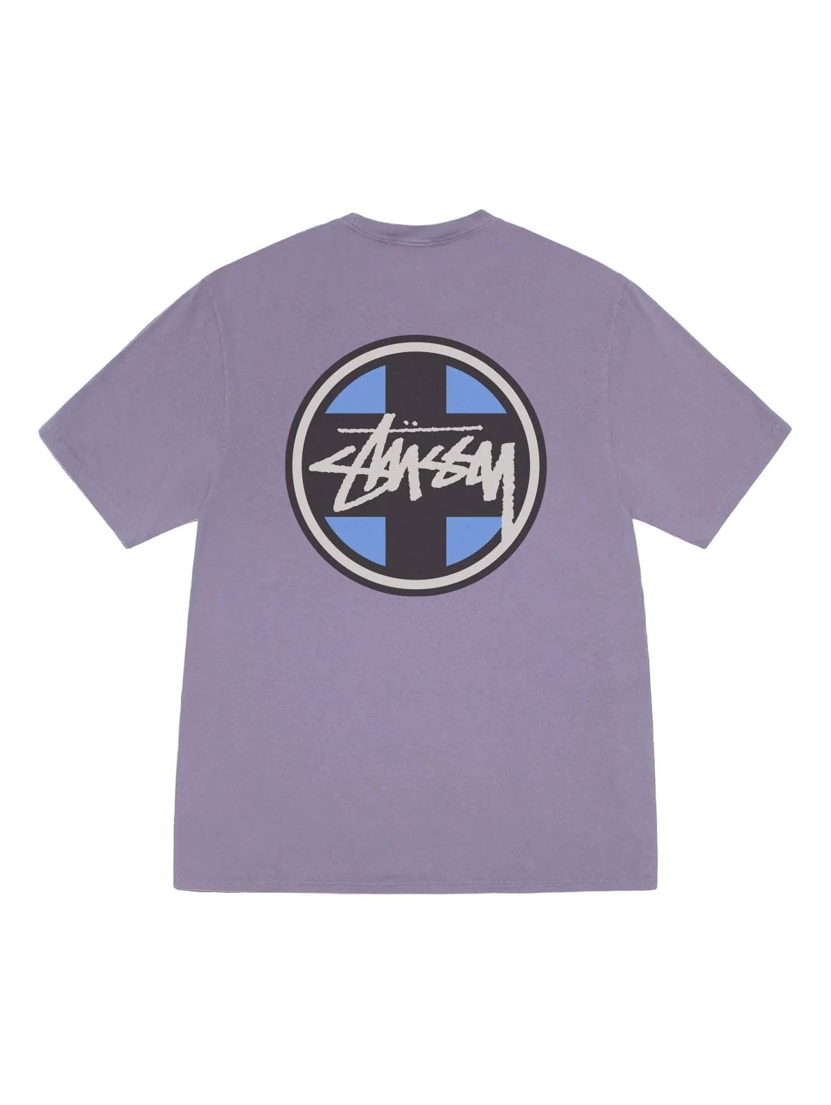 Stussy Cross Dot Pig. Dyed Tee - Grape