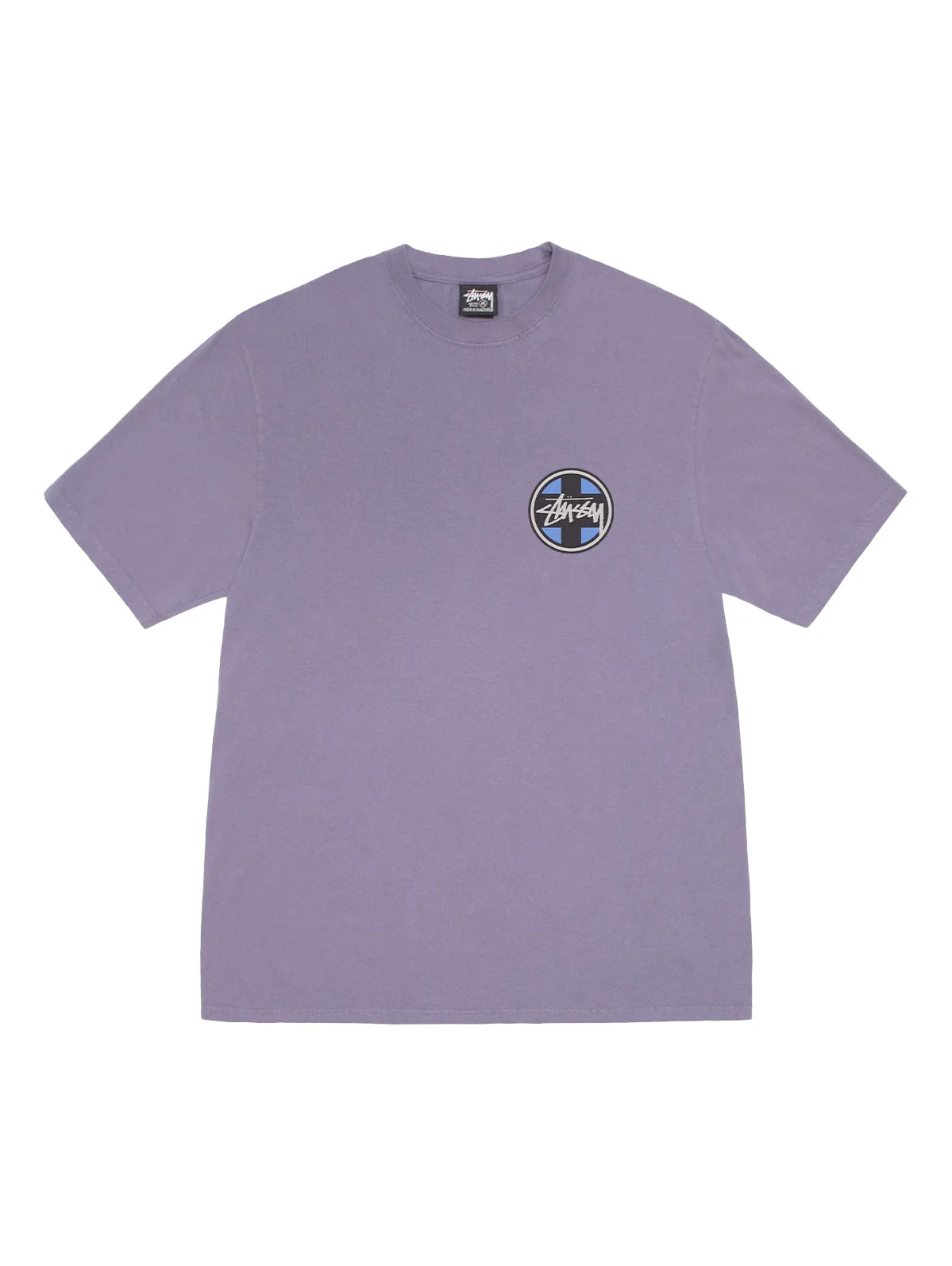 Stussy Cross Dot Pig. Dyed Tee - Grape - Image 2