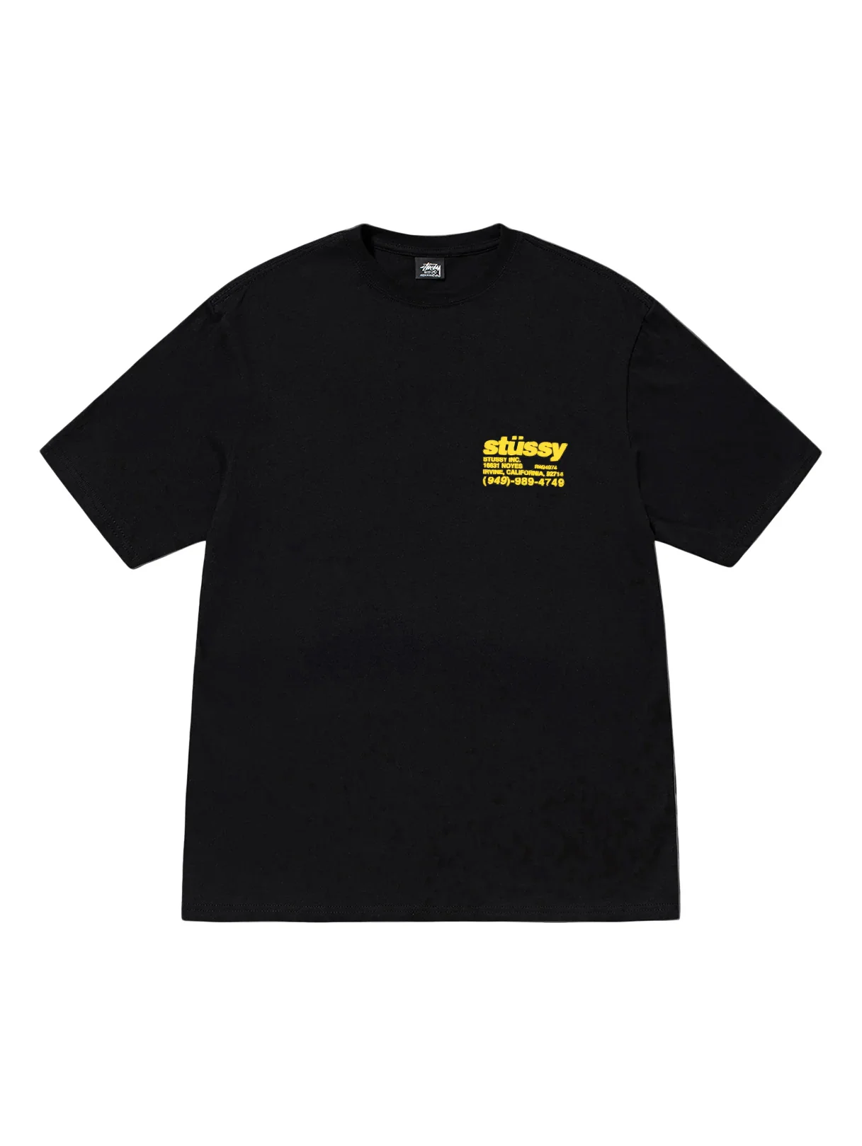 Stussy DNA Pigment Dyed Tee - Black - Image 2