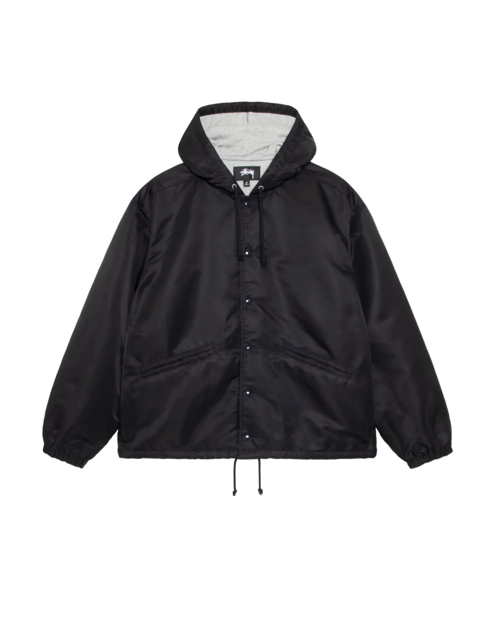 Stussy Hooded Coaches Jacket - Black - Image 2