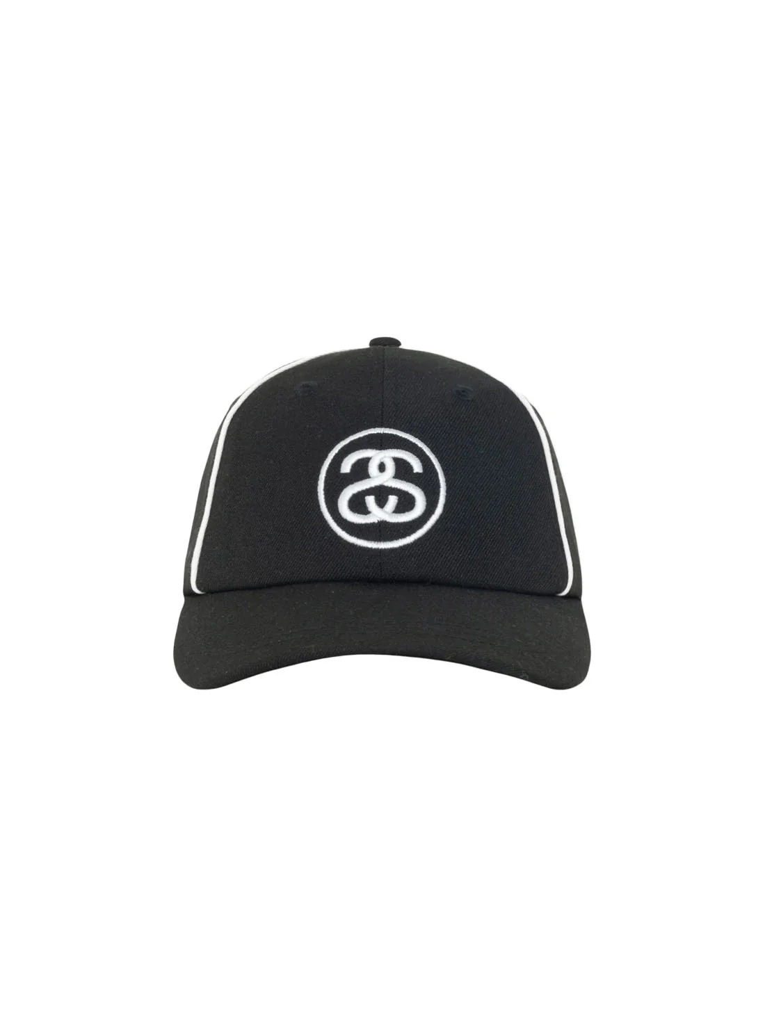 Stussy LP Piping Cap - Black