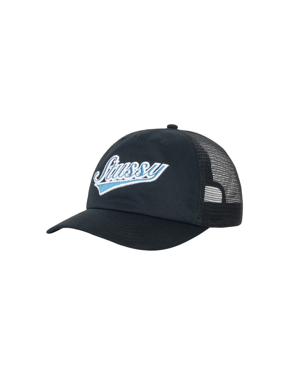 Stussy LP Trucker Athletic Cap - Black - Image 2