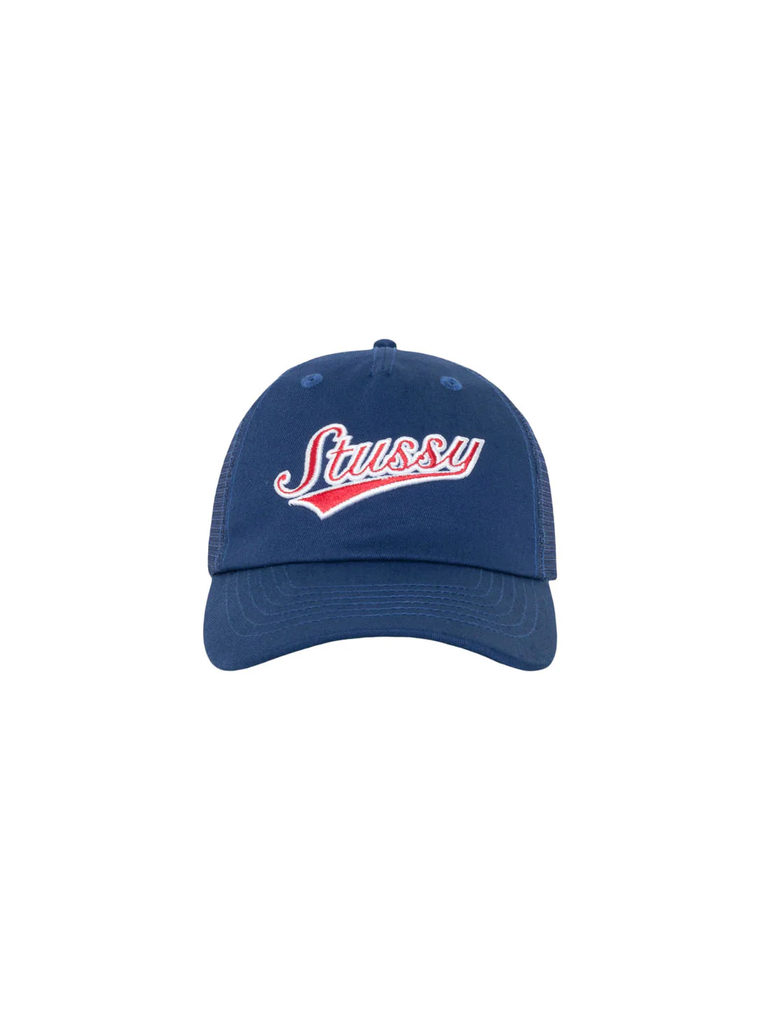Stussy LP Trucker Athletic Cap - Light Navy