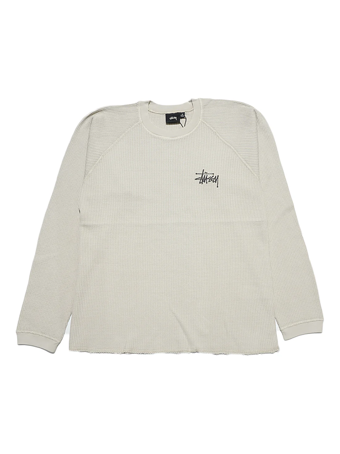 Stussy Raglan Thermal LS Crew - Bone - Image 2