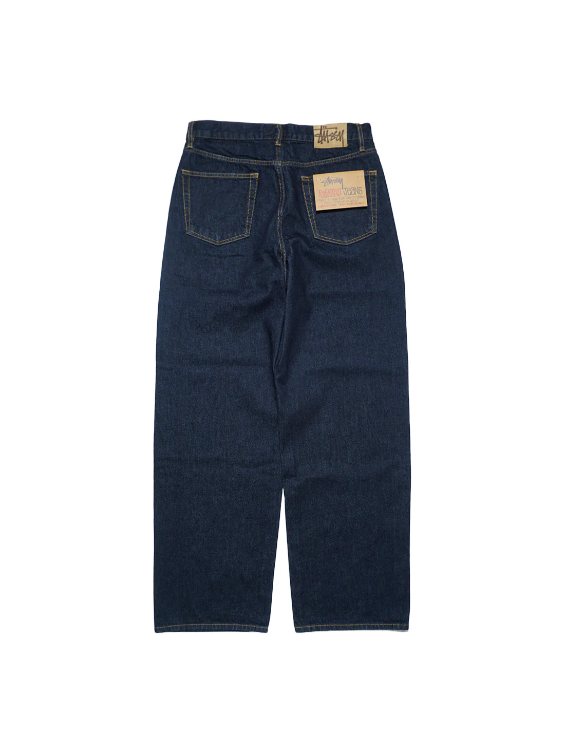 Stussy Relaxed Jeans Denim - Rinsed Indigo - Image 2