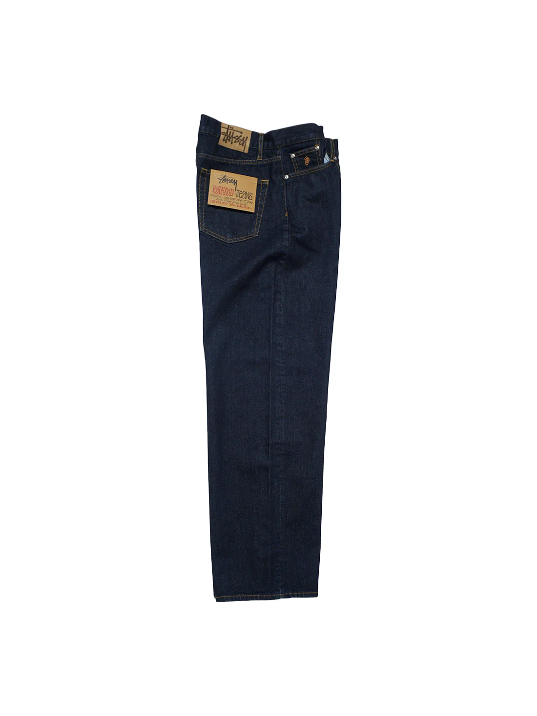 Stussy Relaxed Jeans Denim - Rinsed Indigo - Image 3