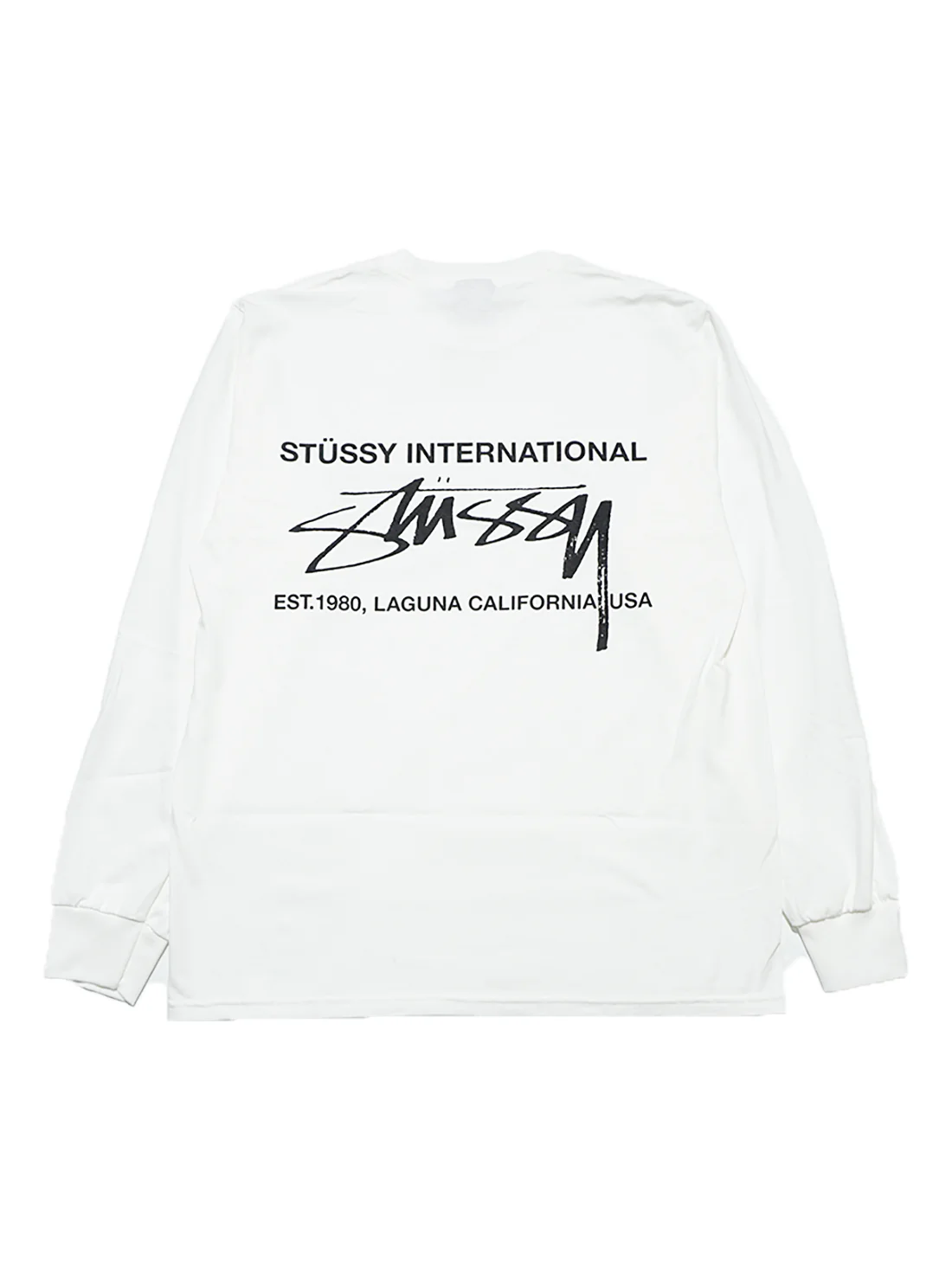 Stussy Smooth International LS Tee - White