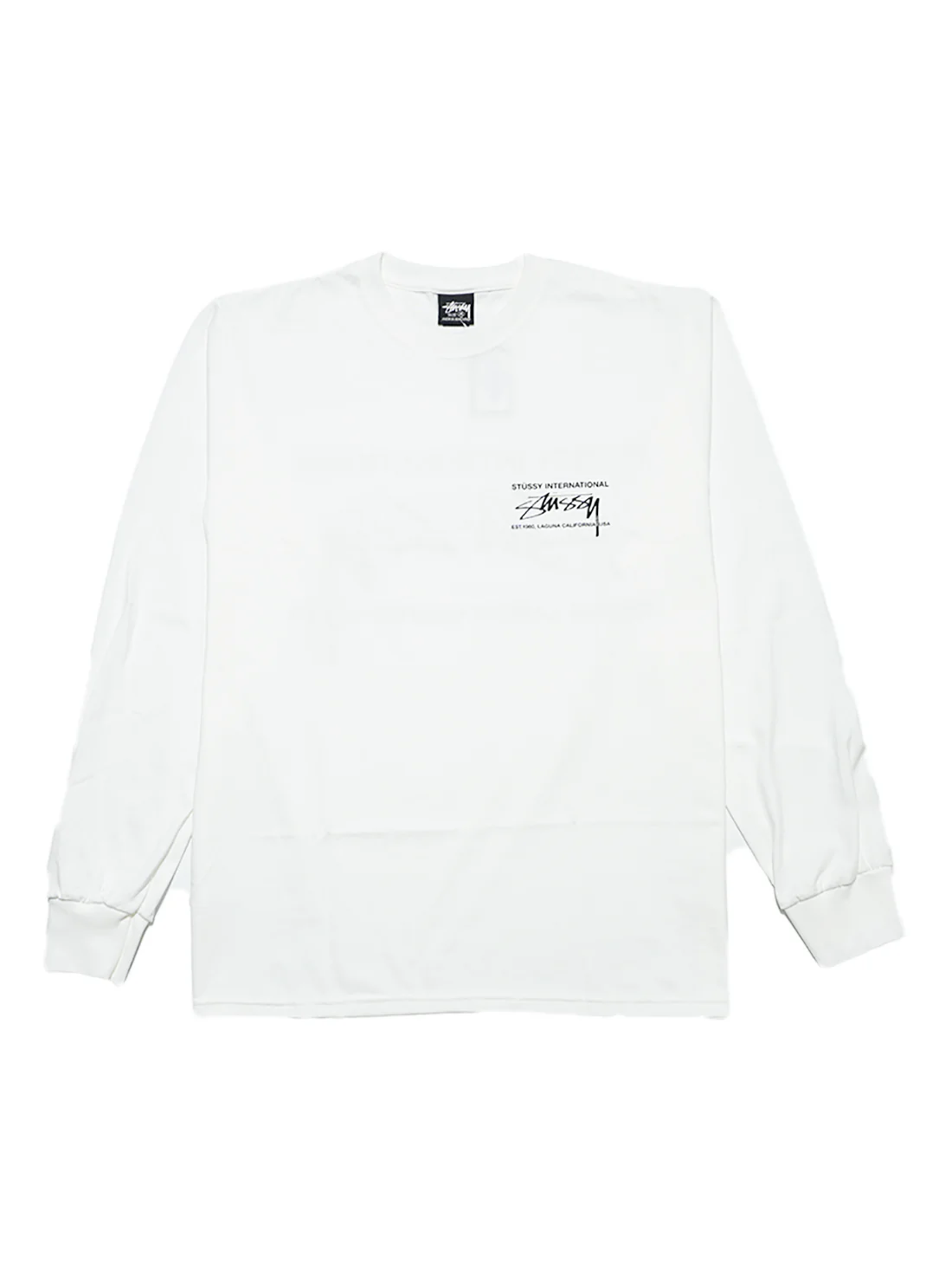 Stussy Smooth International LS Tee - White - Image 2