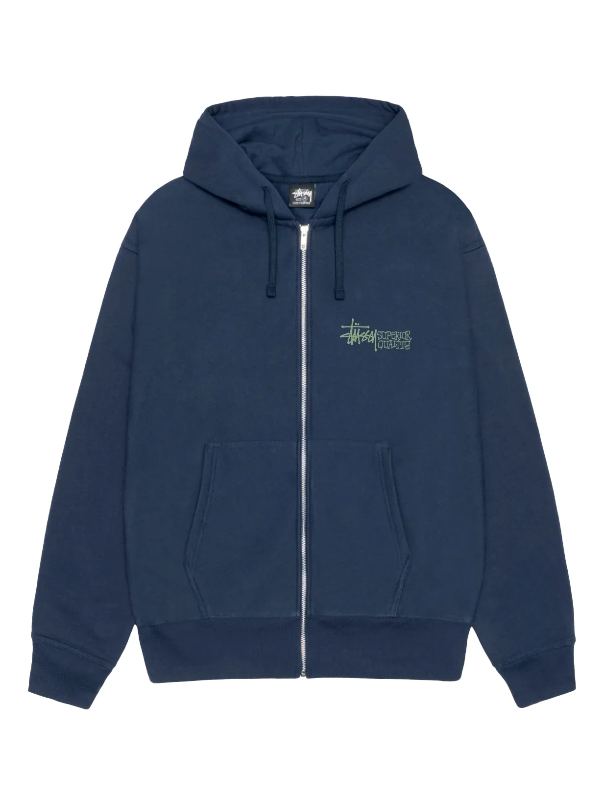 Stussy Superior Quality Zip Hood - Navy