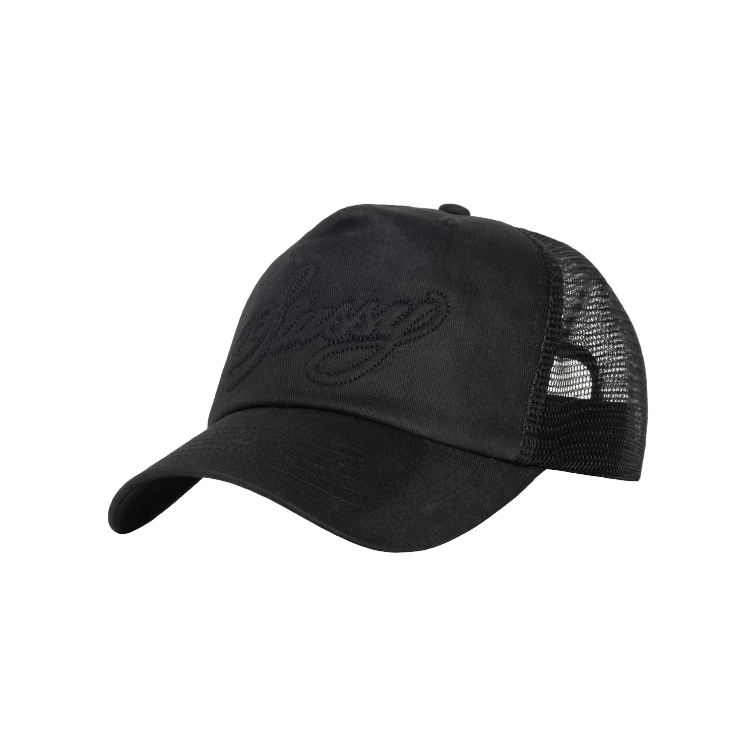 Stussy Trucker Cursive Stitch - Black - Image 2