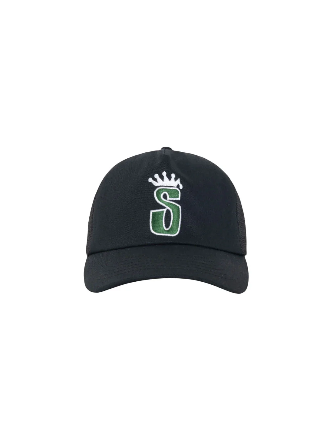 Stussy Trucker S Crown Cap - Shadow Black