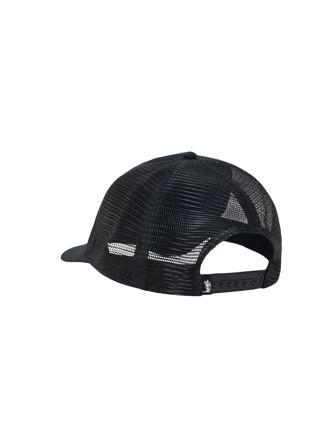 Stussy Trucker S Crown Cap - Shadow Black - Image 3