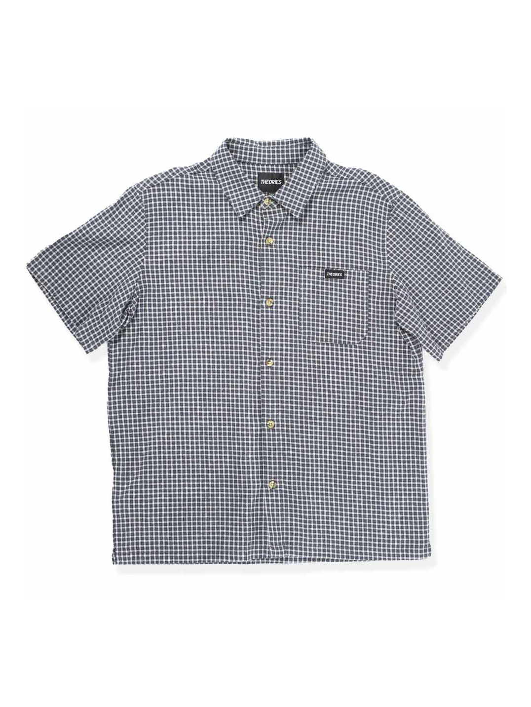 Theories Avignon Flannel Button-Up Shirt - Sea