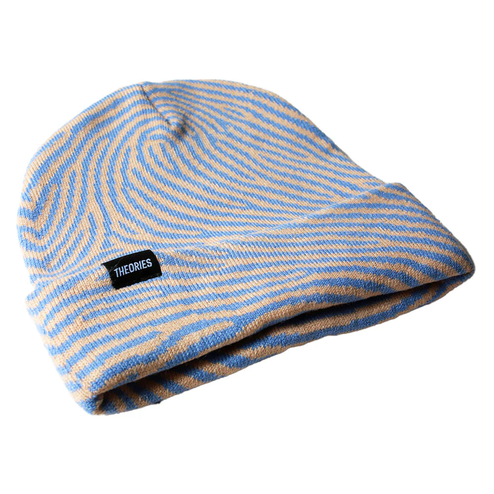 Theories Impossibles Beanie - Blue / Cream - Image 2