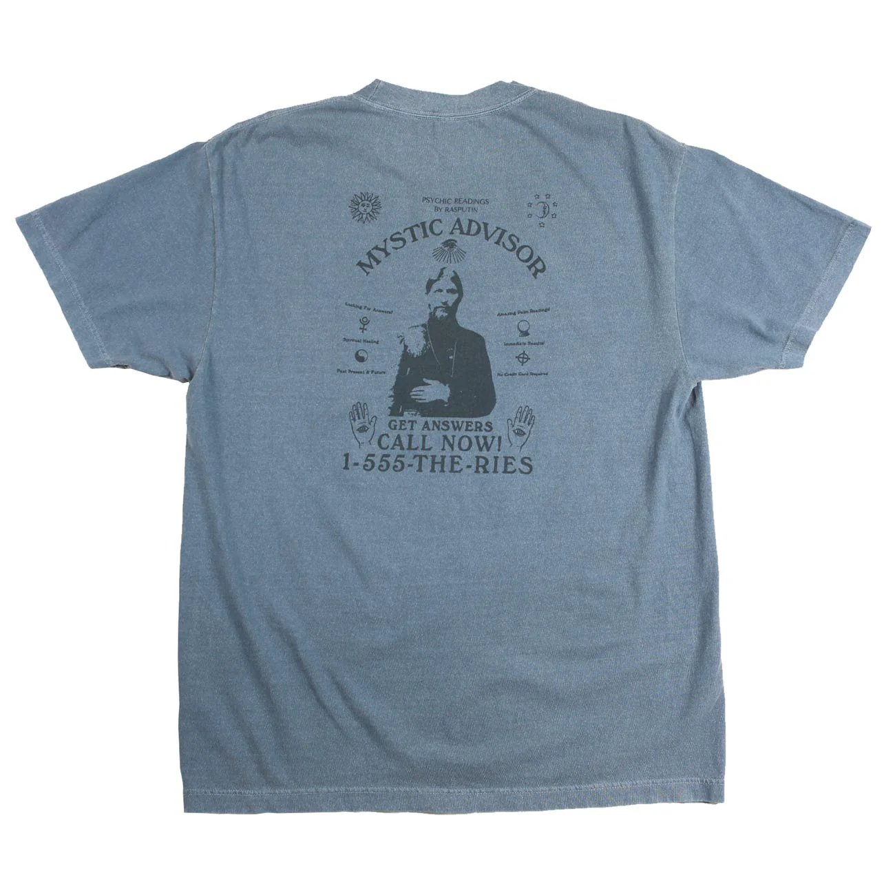 Theories Mystic Advisor Garment Dyed Tee - Washed Navy