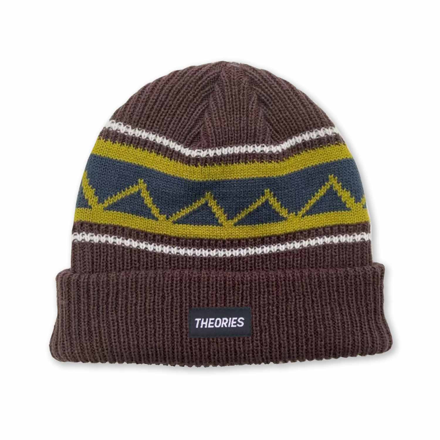 Theories Peaks Beanie - Brown