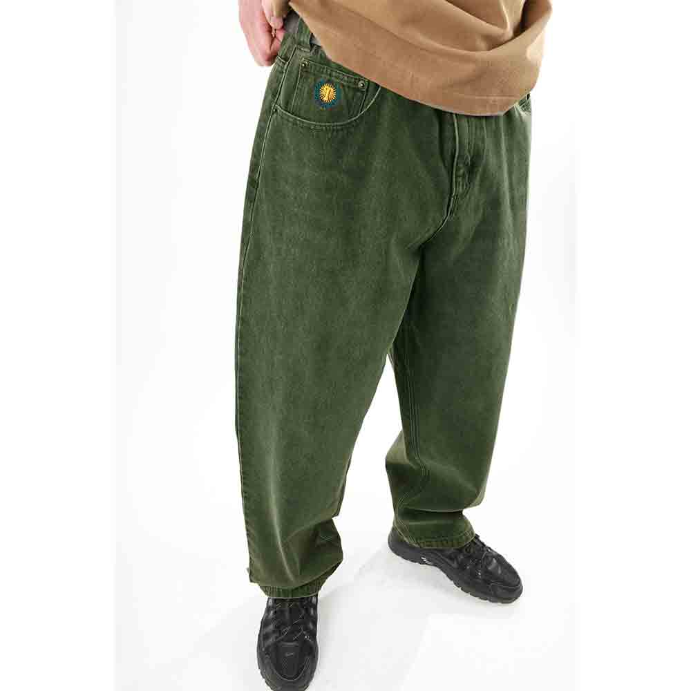 Theories Plaza Jeans - Washed Army - Image 3