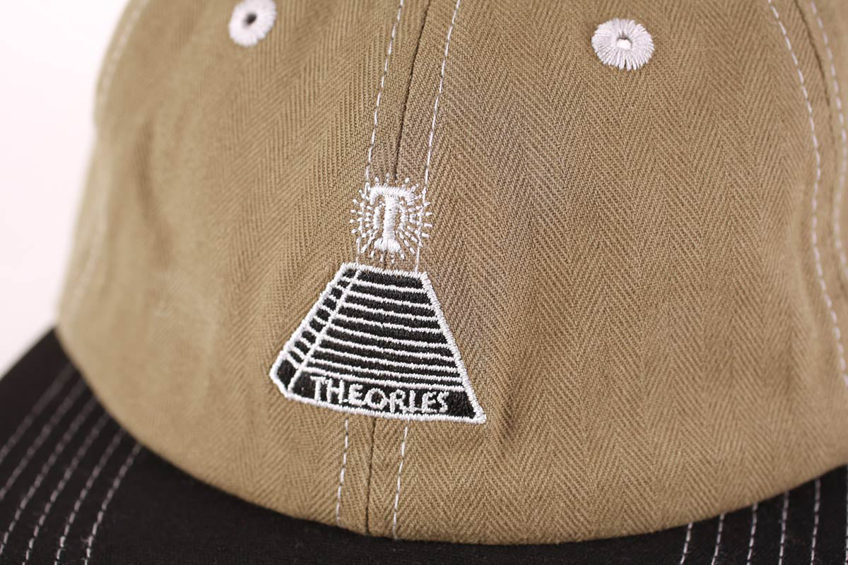 Theories Scribble Herringbone Snapback - Olive / Black - Image 4