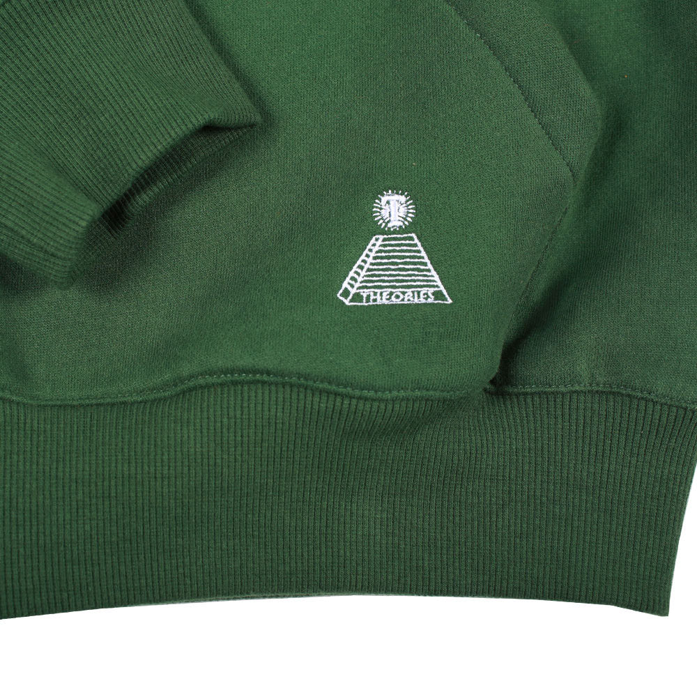 Theories Scribble Sport Zip Hoodie - Leaf - Image 3