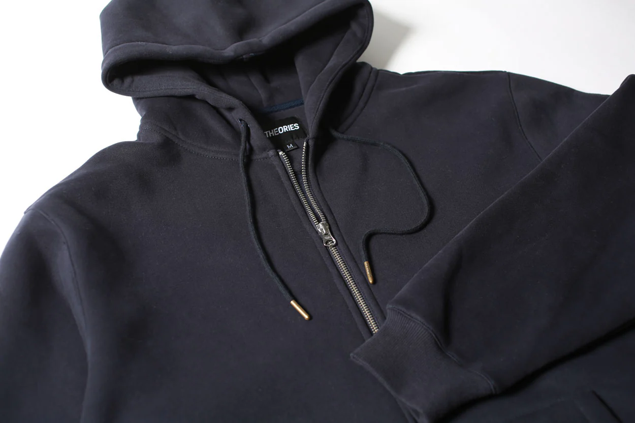 Theories Scribble Zip hood - Twilight - Image 3