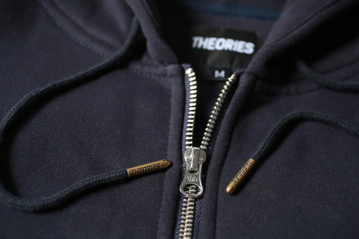 Theories Scribble Zip hood - Twilight - Image 4